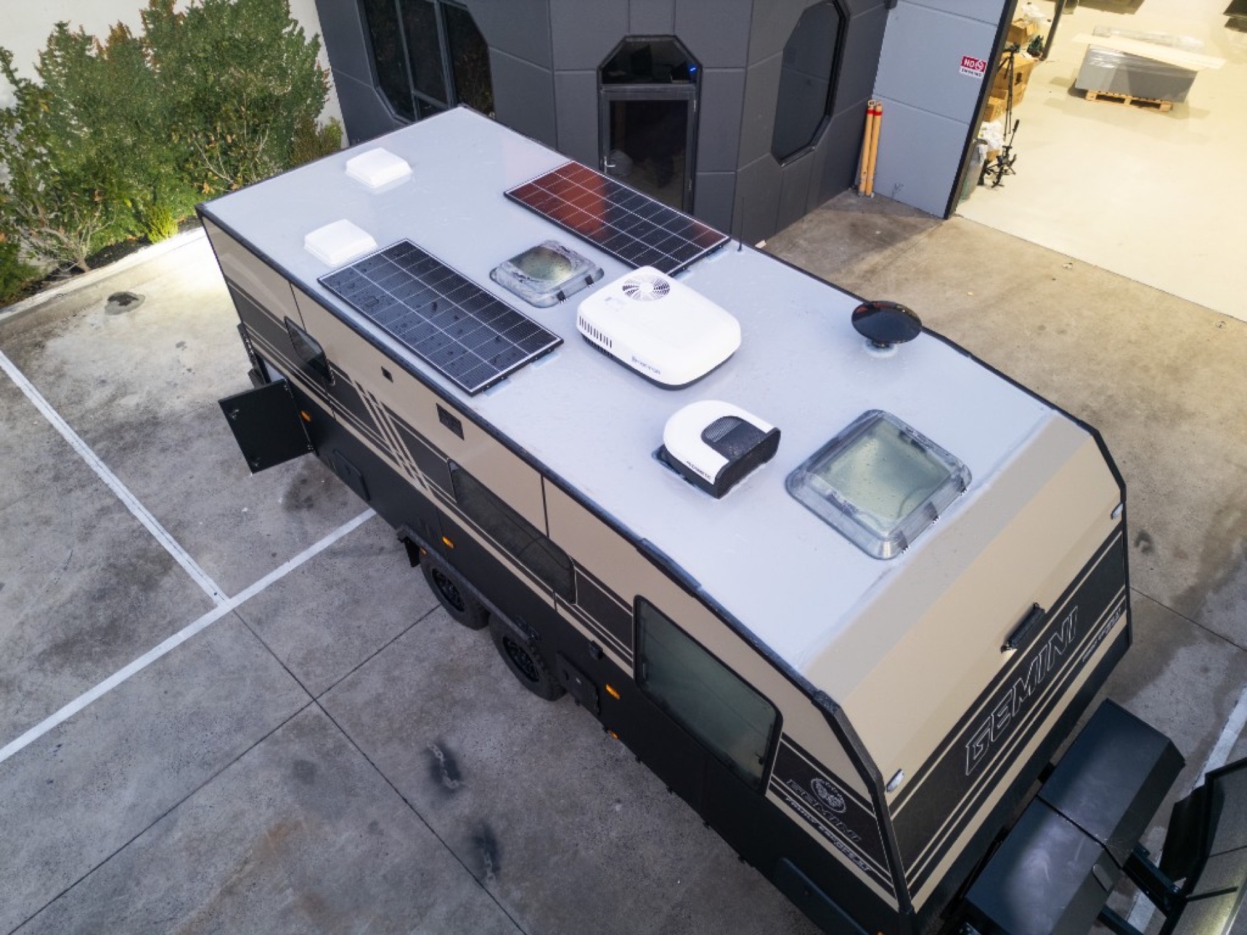 Aerial view of the Gemini factory