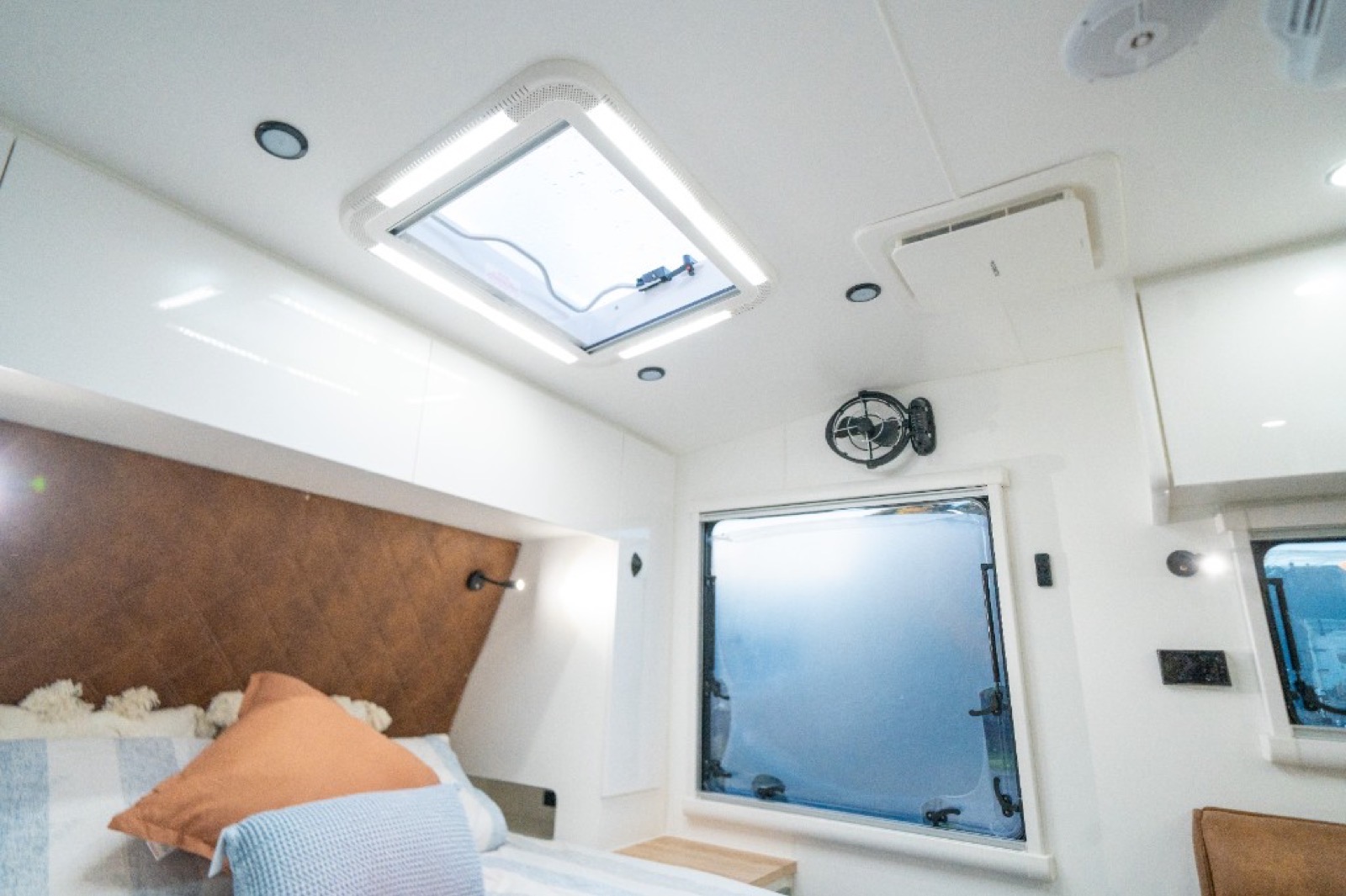 Bedroom and skylight